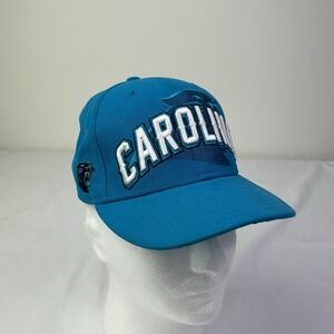 New Era 59Fifty NFL Carolina Panthers Fitted Hat 6 7/8 Turquoise Blue